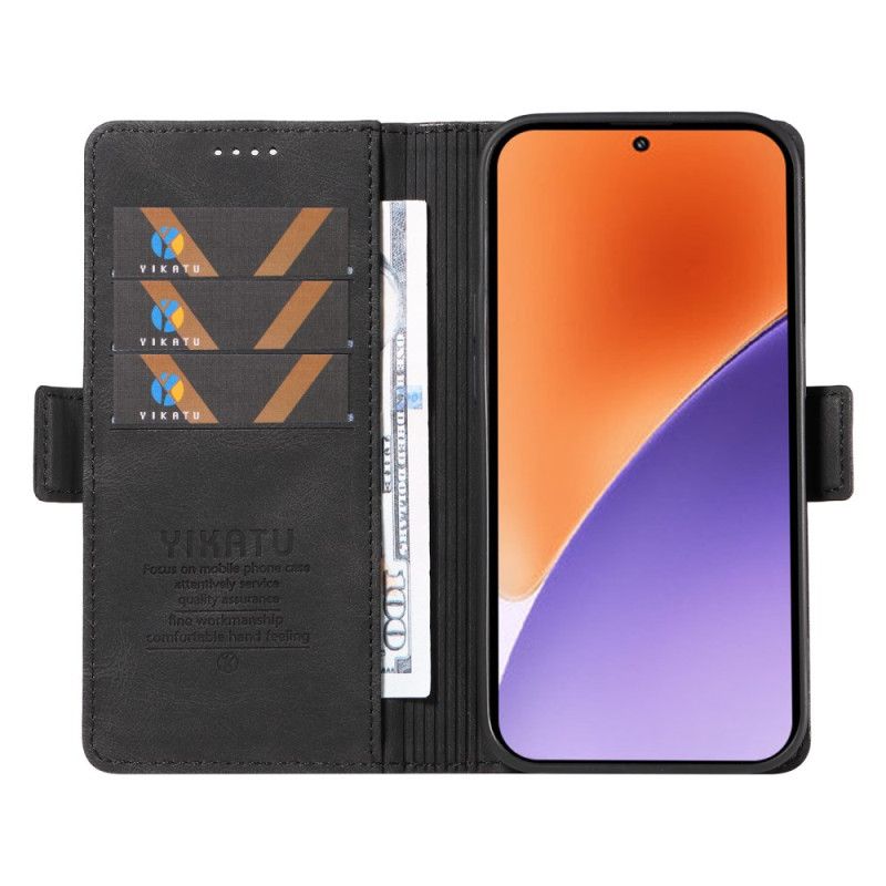 Etui Folio Xiaomi 15 Ykatu Efekt Zamszu Etui Ochronne