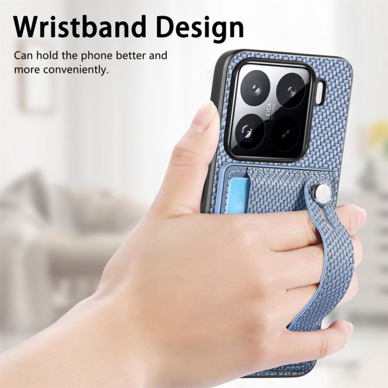 Etui Xiaomi 15 Etui Na Karty I Pasek Z Włókna Węglowego