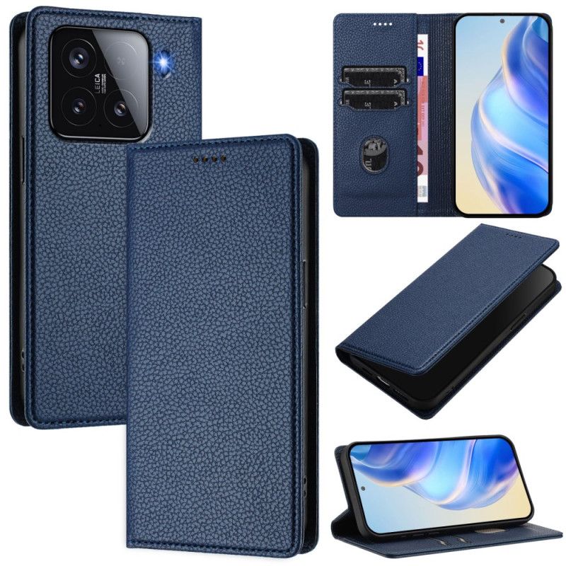 Flip Kotelot Xiaomi 15 Efekt Skóry Blokujący Rfid