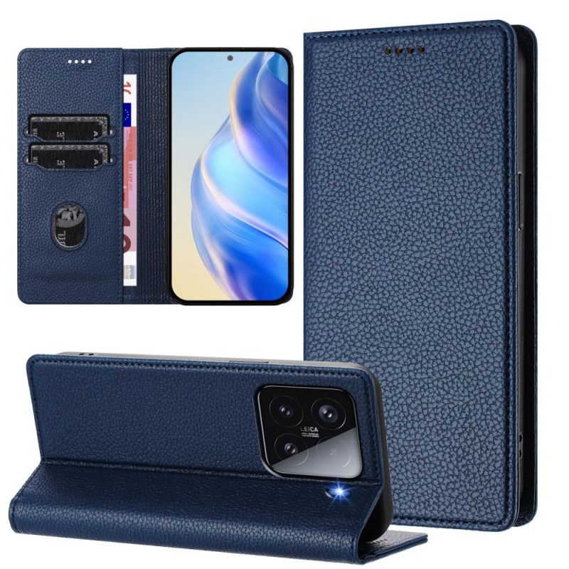 Flip Kotelot Xiaomi 15 Efekt Skóry Blokujący Rfid