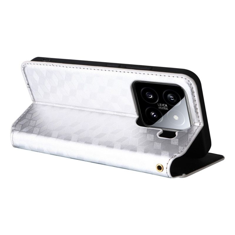 Flip Kotelot Xiaomi 15 Etui Na Telefon Trójwymiarowe Diamenty