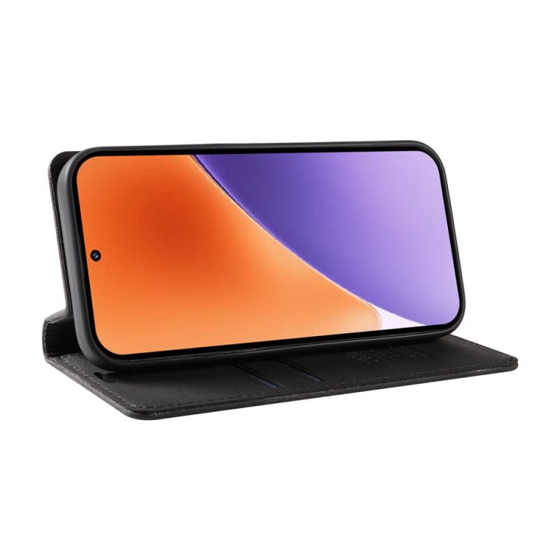 Flip Kotelot Xiaomi 15 Yikatu Efekt Zamszu Etui Ochronne