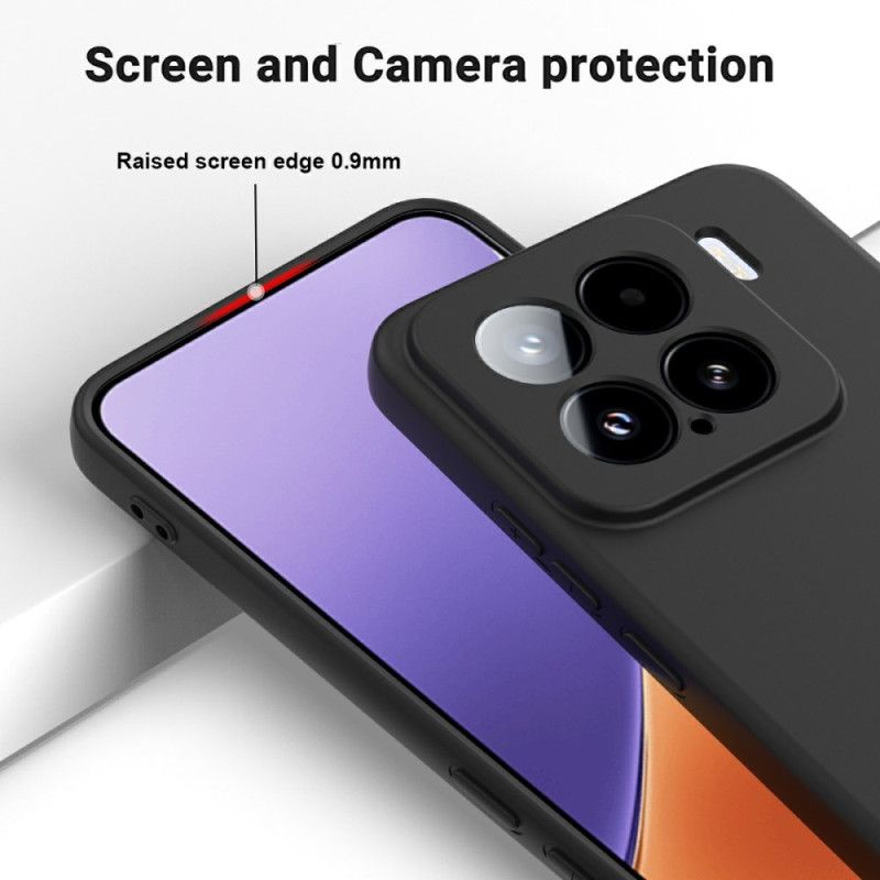 Futerały Xiaomi 15 Etui Na Telefon Pasek Z Płynnego Silikonu
