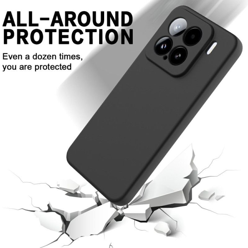 Futerały Xiaomi 15 Etui Na Telefon Pasek Z Płynnego Silikonu