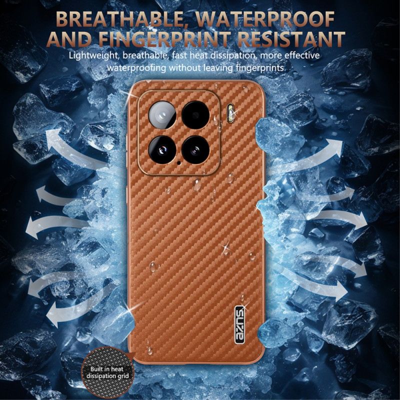 Futerały Xiaomi 15 Etui Na Telefon Włókno Węglowe Azns