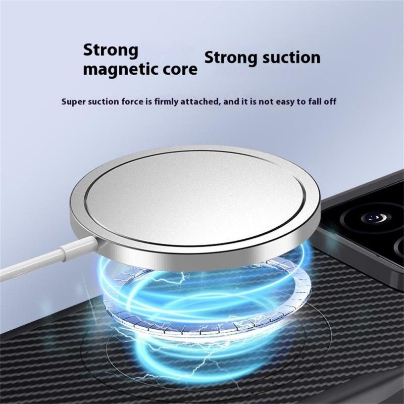 Futerały Xiaomi 15 Etui Na Telefon Włókno Węglowe Kompatybilne Z Magsafe