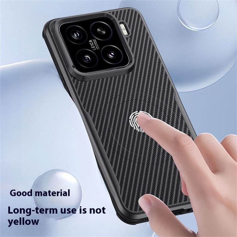 Futerały Xiaomi 15 Etui Na Telefon Włókno Węglowe Kompatybilne Z Magsafe