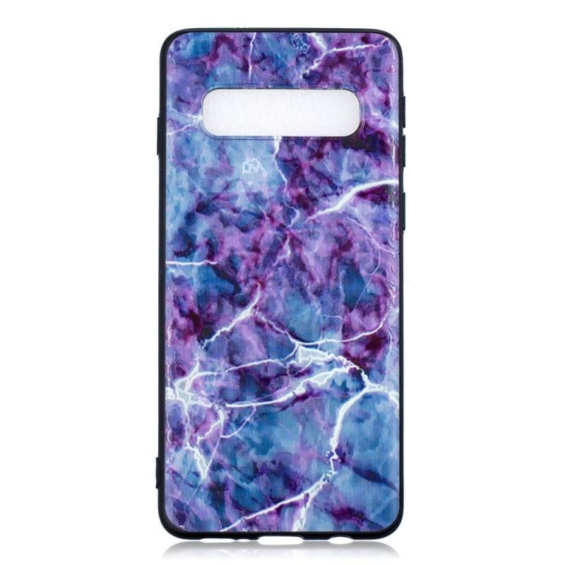 Etui Samsung Galaxy S10 Plus Fioletowy Marmur