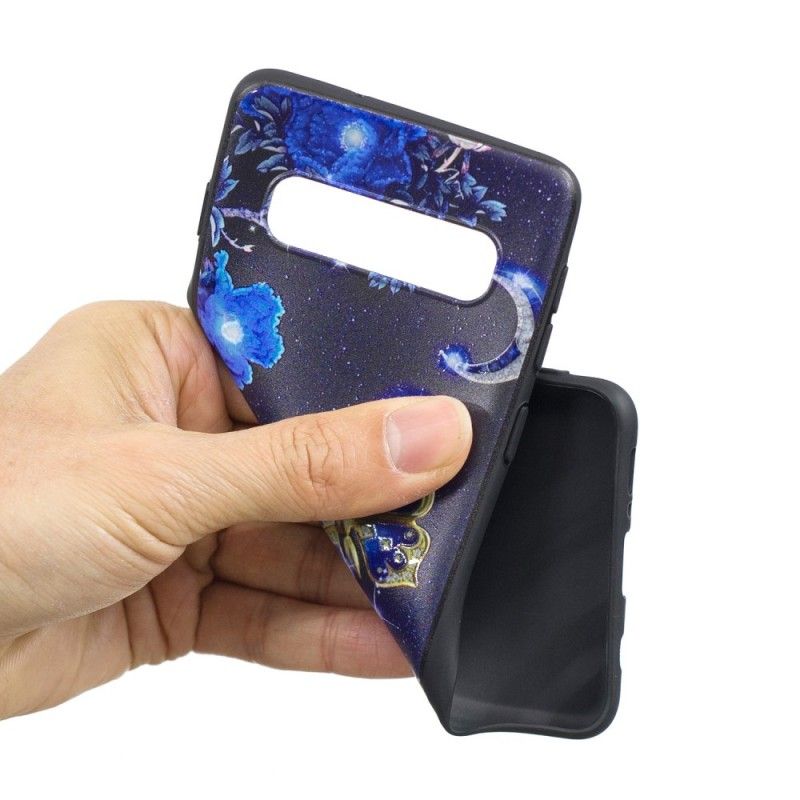 Etui Samsung Galaxy S10 Plus Złoty Motyl Etui Ochronne