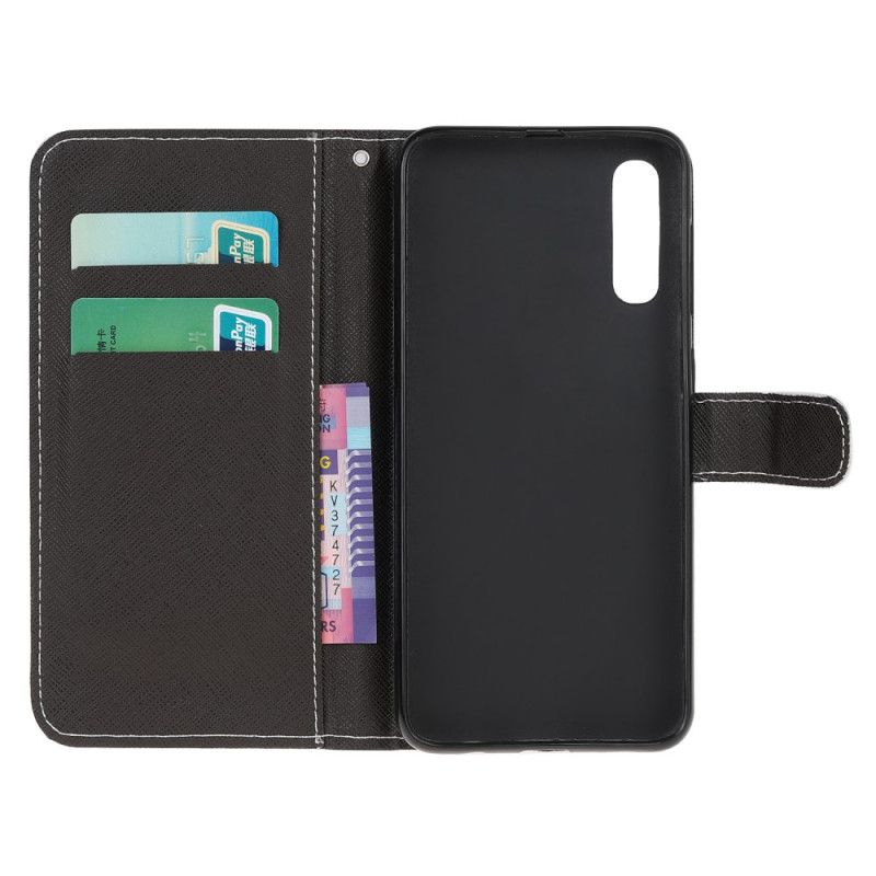 Etui Folio Huawei P Smart S Czarne Oczy Kota Ze Stringami Etui Ochronne