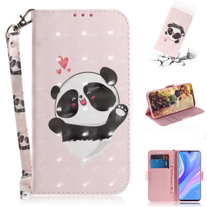 Etui Folio Huawei P Smart S Miłość Pandy Ze Stringami Etui Ochronne