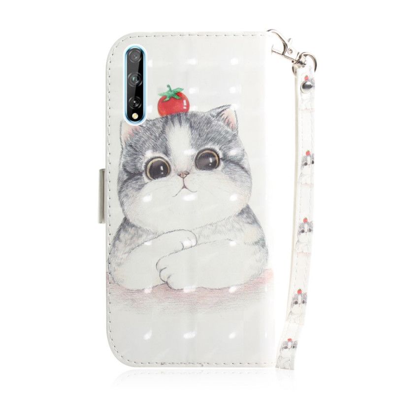 Obudowa Huawei P Smart S Etui na Telefon Pomidor Na Stringach Cat