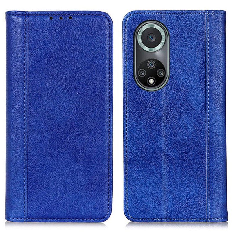 Etui Na Telefon do Honor 50 Pro Etui Folio Skóra Liczi Pro Elegance Split