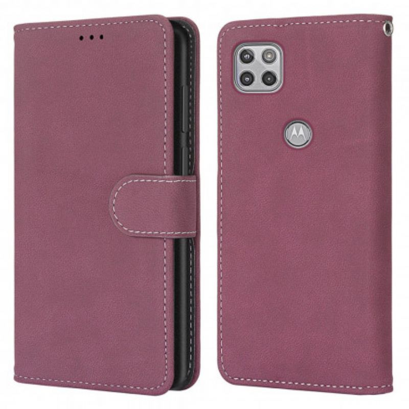 Etui Folio Moto G 5g Styl Skórzany Vintage Couture