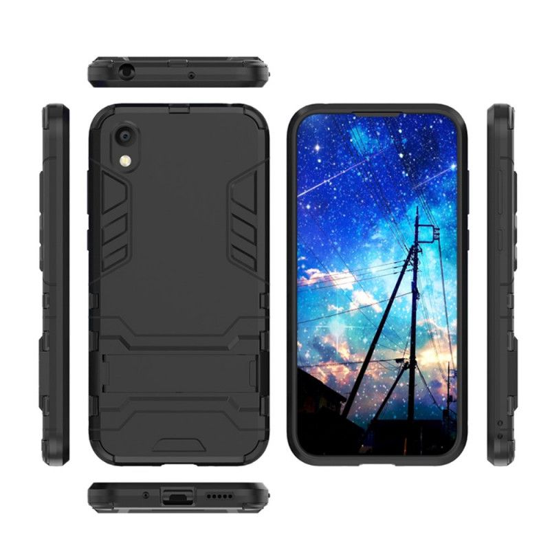 Etui Huawei Y5 2019 Czerwony Czarny Ultra Odporny