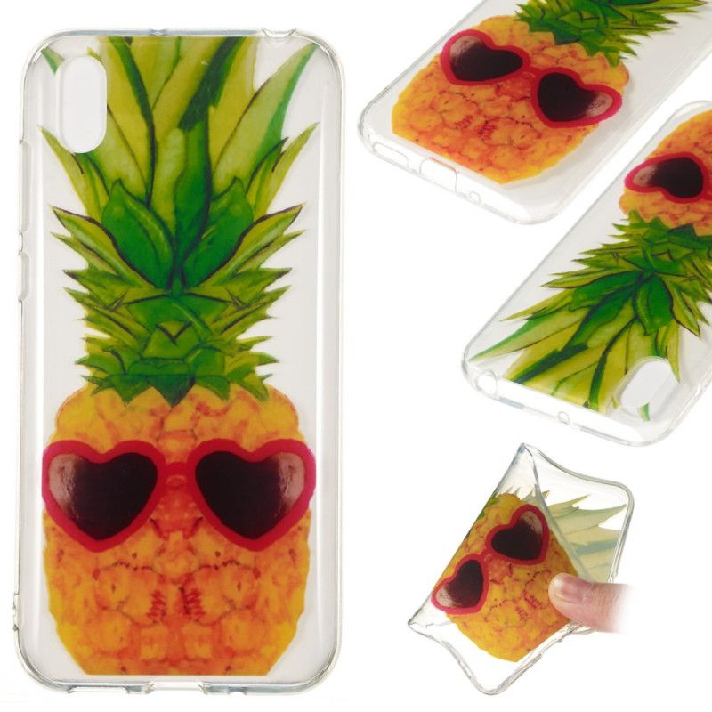 Etui Huawei Y5 2019 Przezroczysty Ananas Incognito