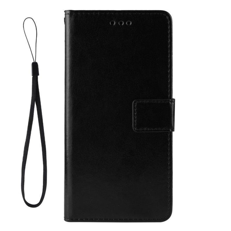 Etui Folio Honor 8S Kawowy Czarny Efektowna Sztuczna Skóra