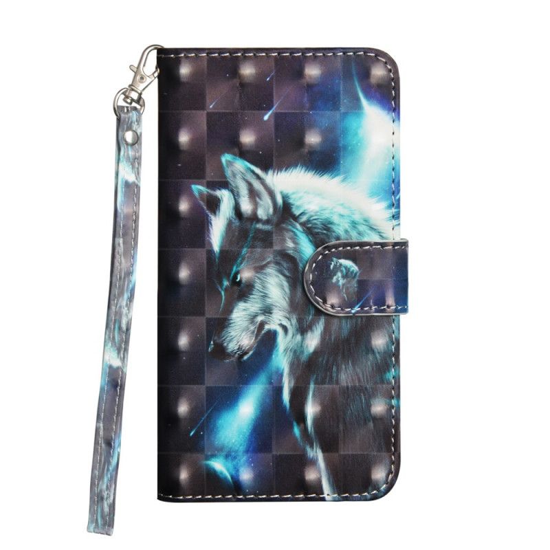 Etui Folio Xiaomi Mi 9 Lite Majestatyczny Wilk Etui Ochronne