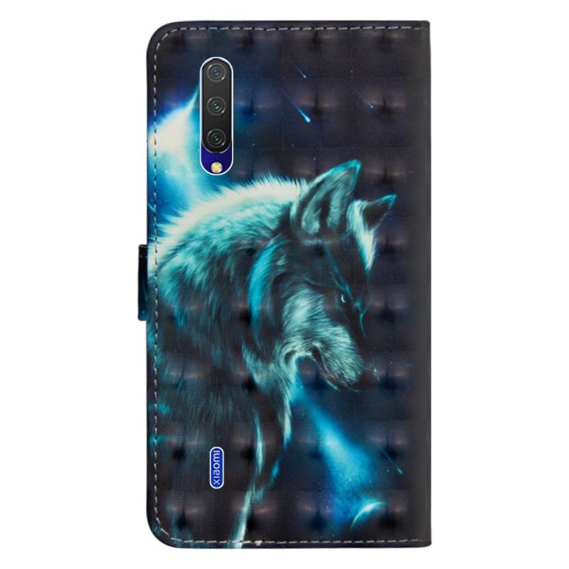 Etui Folio Xiaomi Mi 9 Lite Majestatyczny Wilk Etui Ochronne