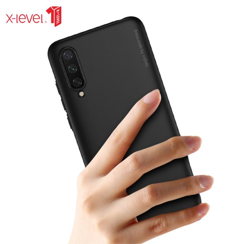 Etui Xiaomi Mi 9 Lite Fioletowy Czarny Seria Guardian Elastyczna Etui Ochronne