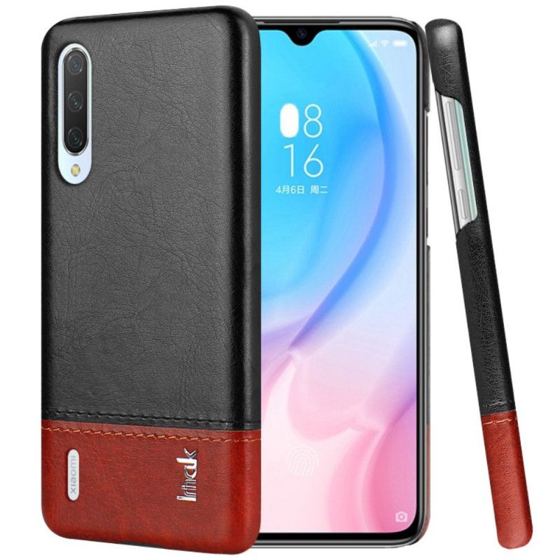 Futerały Xiaomi Mi 9 Lite Czerwony Czarny Etui na Telefon Imak Ruiyi Series Efekt Skóry