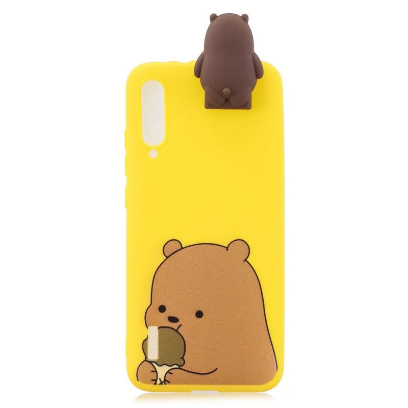 Futerały Xiaomi Mi 9 Lite Etui na Telefon 3D Niedźwiedź I Lody