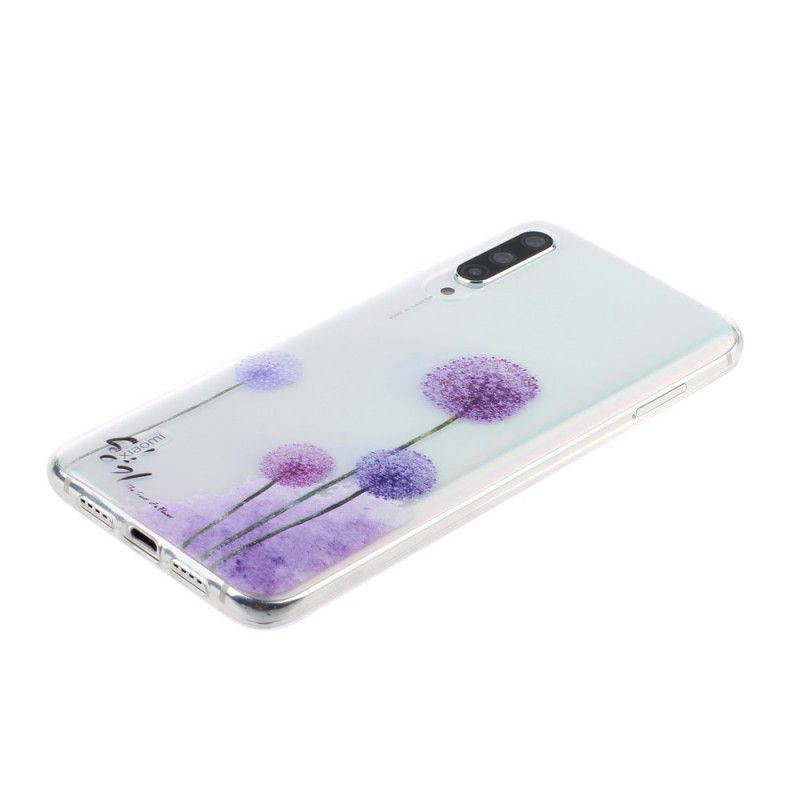 Futerały Xiaomi Mi 9 Lite Etui na Telefon Przezroczyste Kolorowe Mlecze