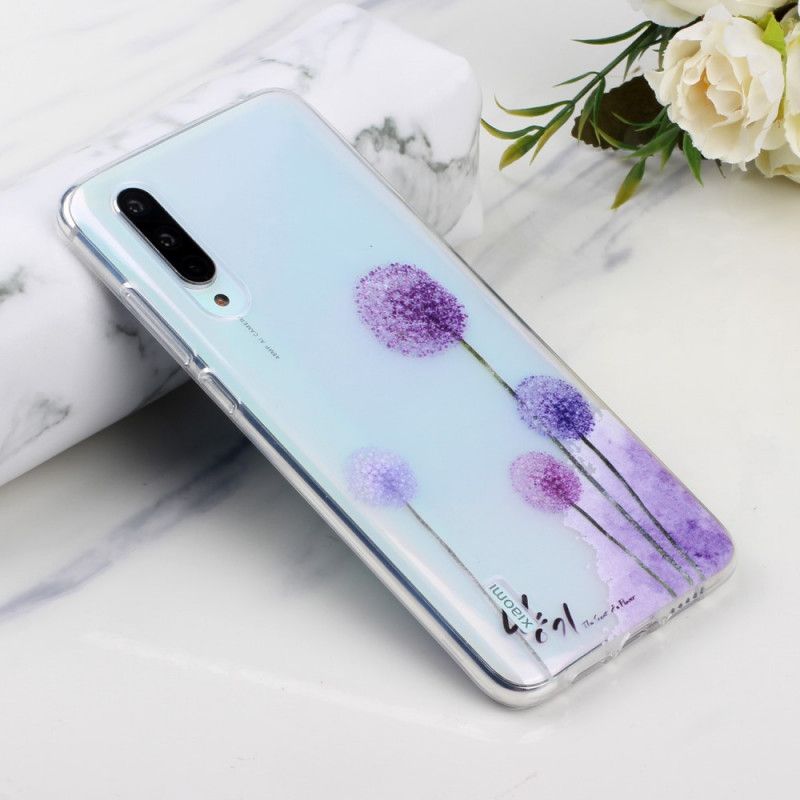 Futerały Xiaomi Mi 9 Lite Etui na Telefon Przezroczyste Kolorowe Mlecze