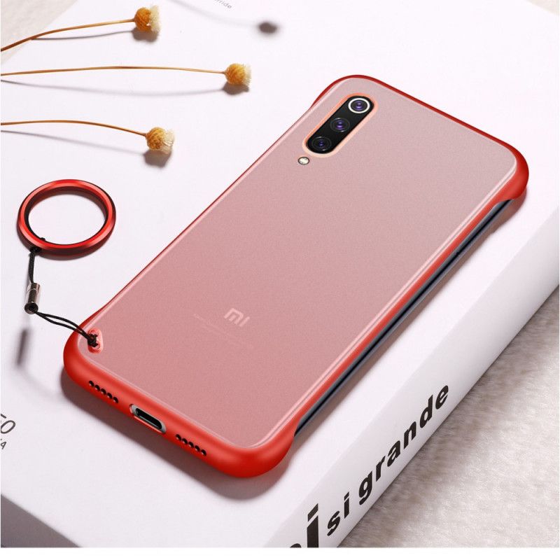 Futerały Xiaomi Mi 9 Czerwony Czarny Etui na Telefon Wzmocnione Rogi Ze Stringami