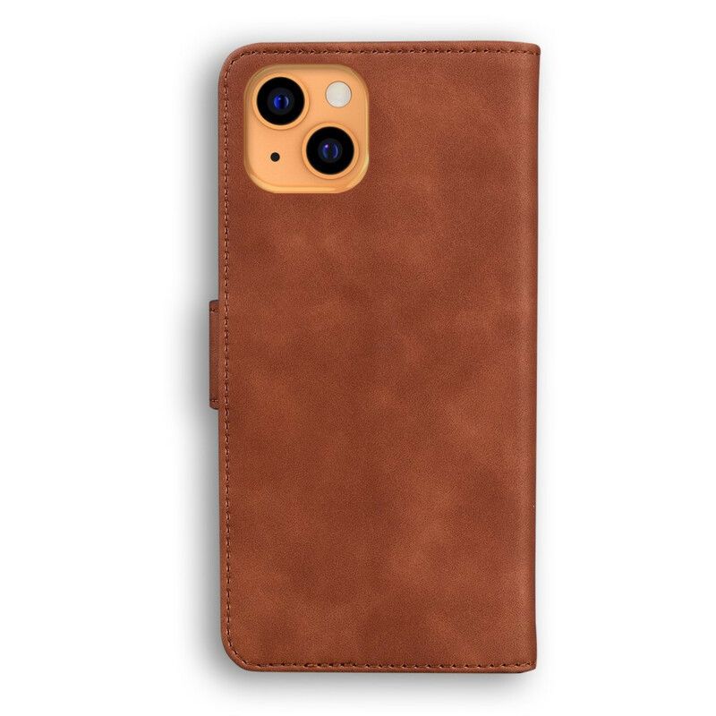 Etui Folio Iphone 13 Mini Styl Skórzany Couture Etui Ochronne