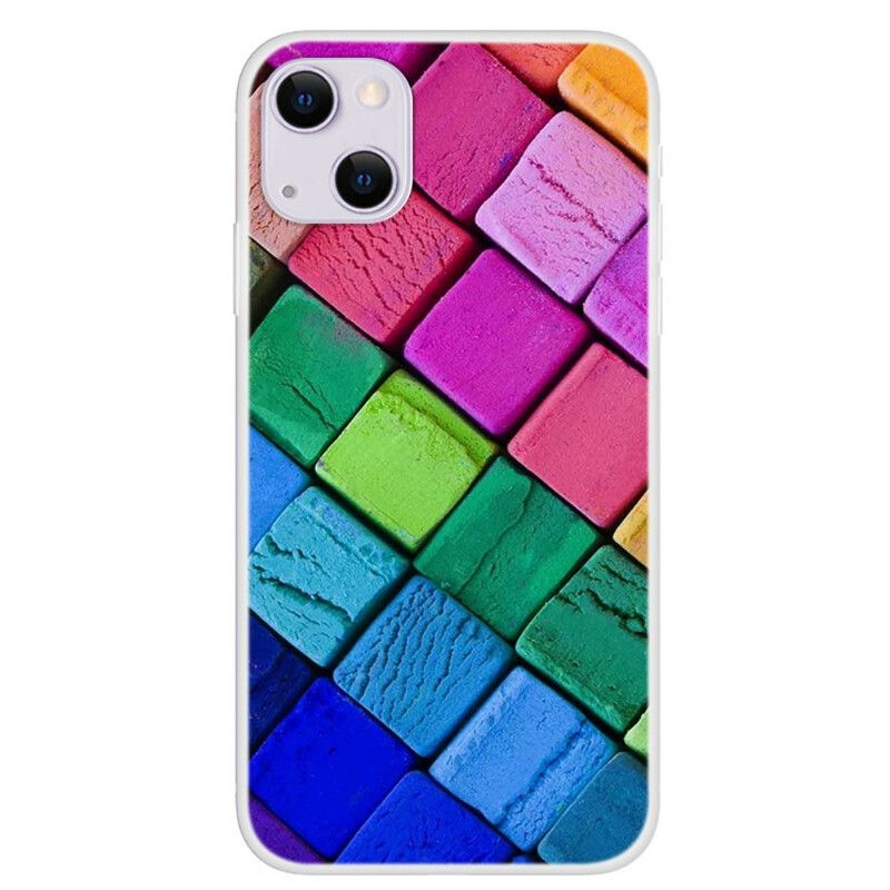Etui Iphone 13 Mini Kolorowe Kostki