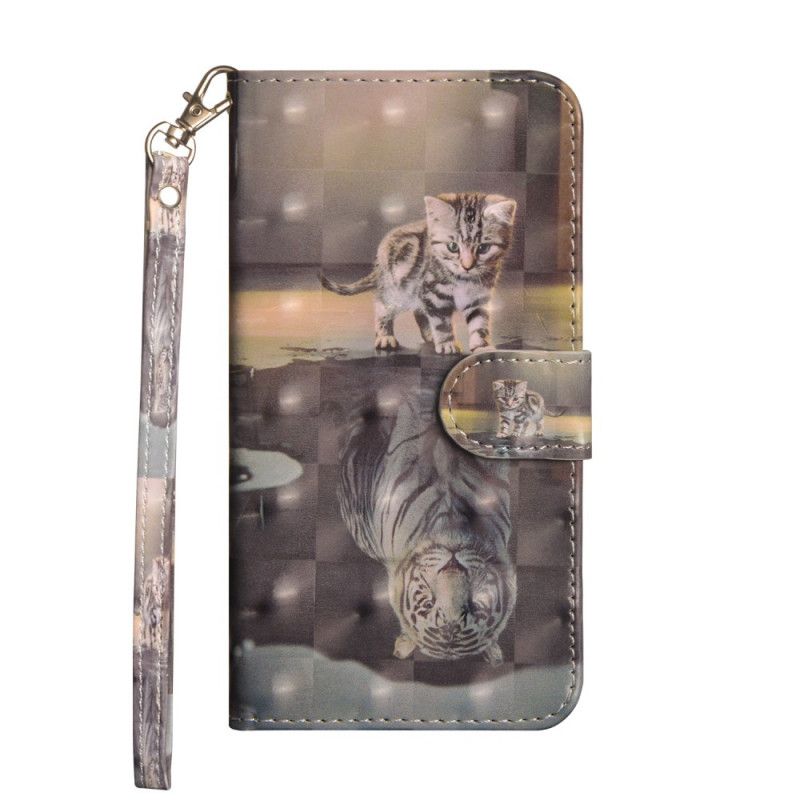 Etui Folio Samsung Galaxy S20 Ultra Ernest Tygrys Etui Ochronne