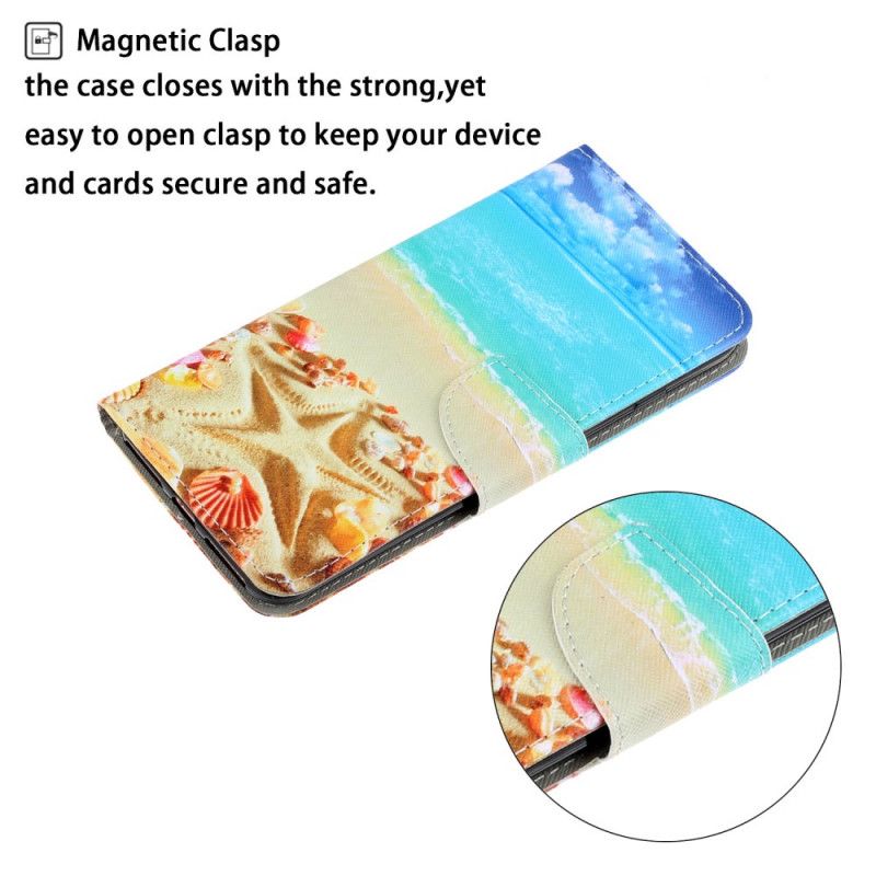 Etui Folio Samsung Galaxy S20 Ultra Plaża Z Paskiem