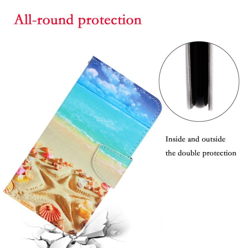 Etui Folio Samsung Galaxy S20 Ultra Plaża Z Paskiem