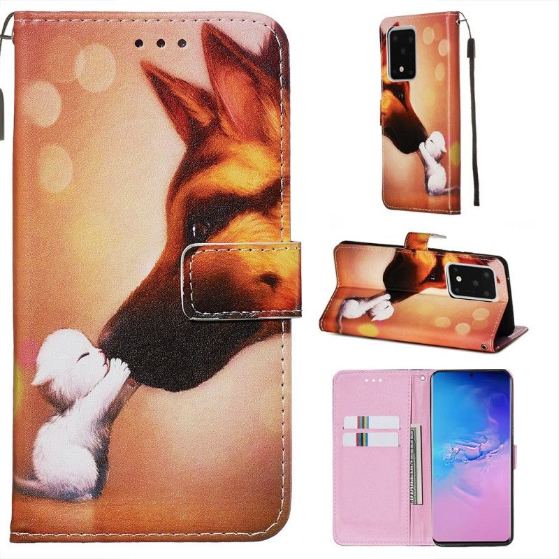 Etui Folio Samsung Galaxy S20 Ultra Przyjaciel Kota Ernesta Etui Ochronne