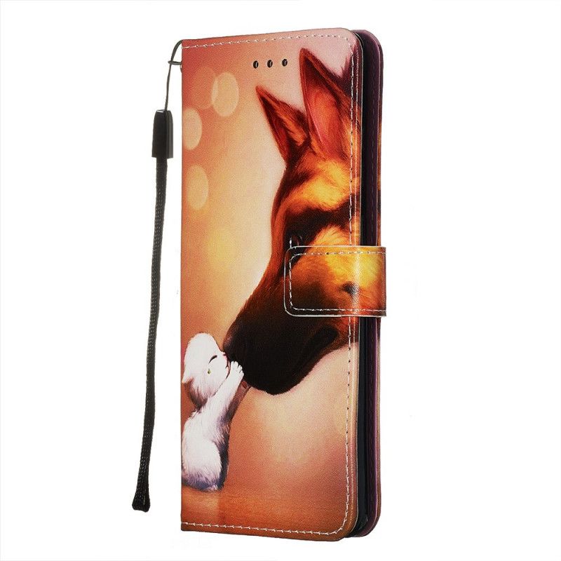 Etui Folio Samsung Galaxy S20 Ultra Przyjaciel Kota Ernesta Etui Ochronne