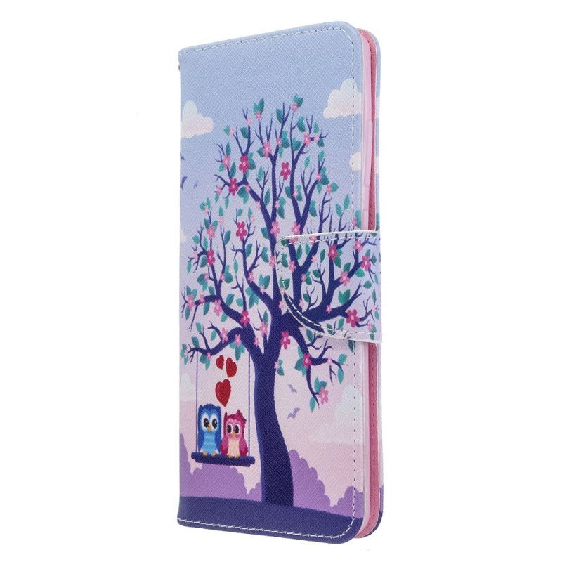 Etui Folio Samsung Galaxy S20 Ultra Sowy Na Huśtawce Etui Ochronne