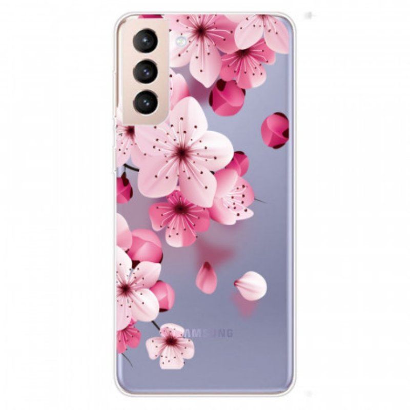 Etui do Samsung Galaxy S22 5G Małe Różowe Kwiaty