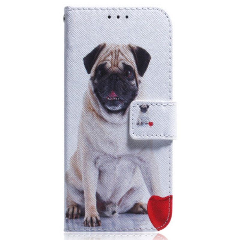 Etui Folio do Oppo Reno 8 Lite Mops Pies