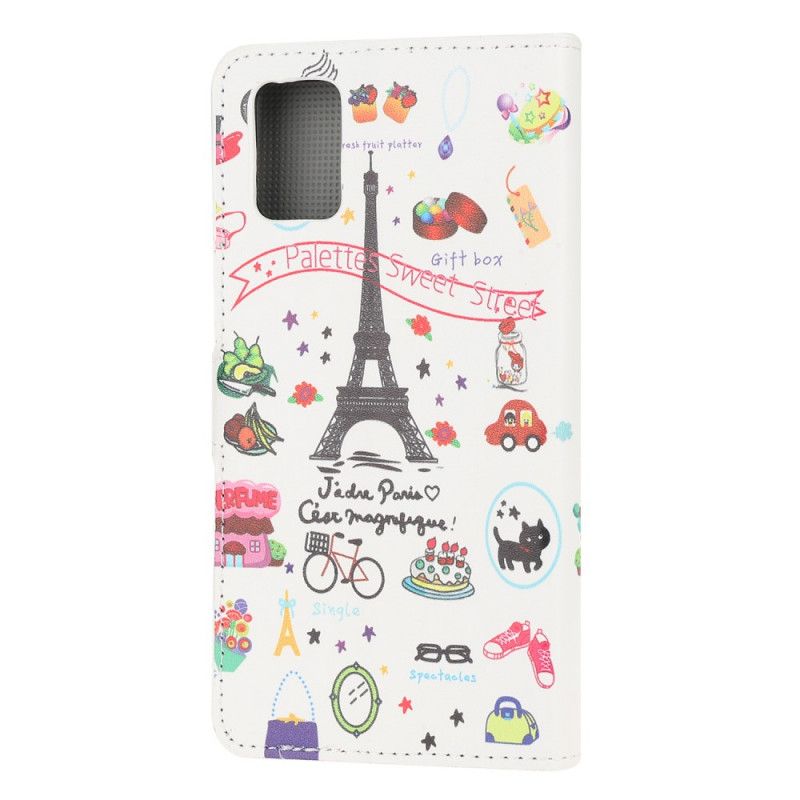 Etui Folio Samsung Galaxy A71 Kocham Paryż