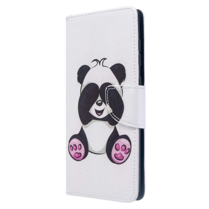 Etui Folio Samsung Galaxy A71 Zabawna Panda