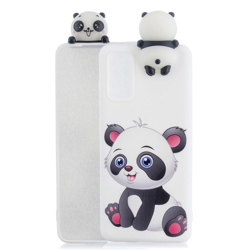 Futerały Samsung Galaxy A71 Etui na Telefon 3D Słodka Panda