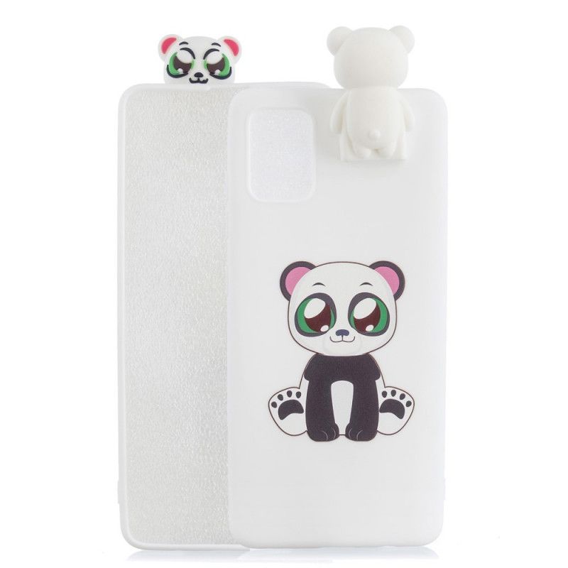Futerały Samsung Galaxy A71 Etui na Telefon Wsparcie 3D Panda Bez Użycia Rąk