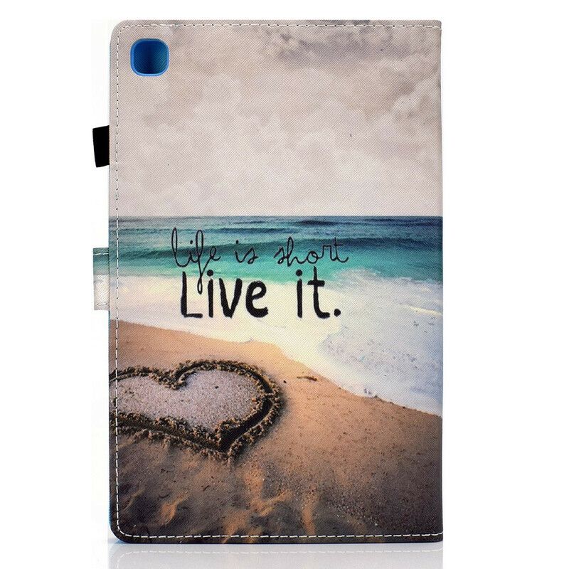 Etui Folio Do Samsung Galaxy Tab A7 Lite Życie Jest Krótkie Na Plaży
