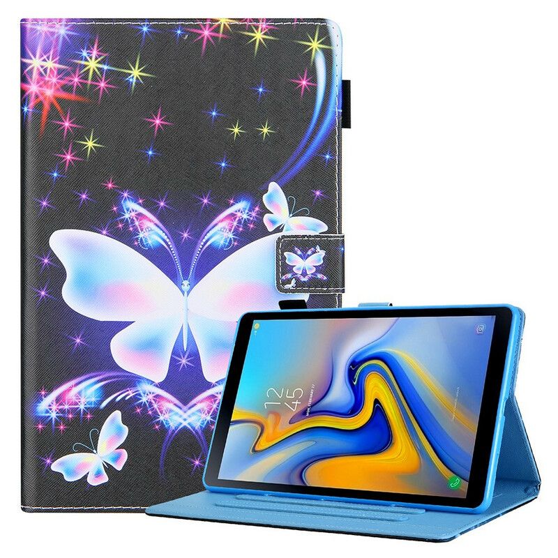 Etui Folio Samsung Galaxy Tab A7 Lite Gwiezdne Motyle