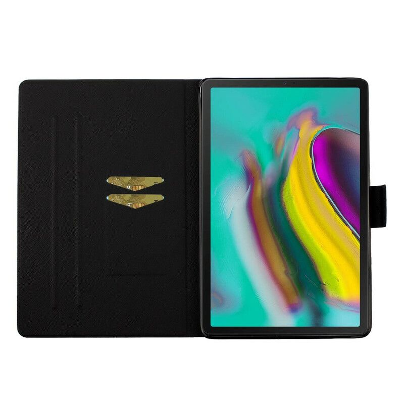 Etui Folio Samsung Galaxy Tab A7 Lite Kwiaty Kwiaty Kwiaty Etui Ochronne