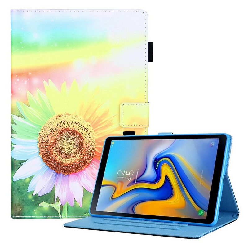 Etui Folio Samsung Galaxy Tab A7 Lite Kwiaty W Słońcu Etui Ochronne