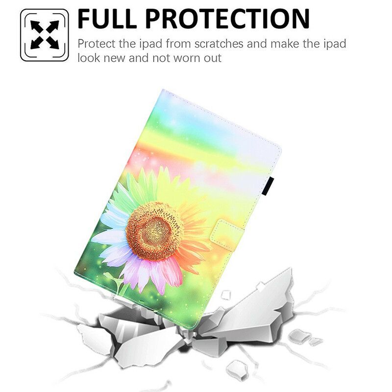 Etui Folio Samsung Galaxy Tab A7 Lite Kwiaty W Słońcu Etui Ochronne