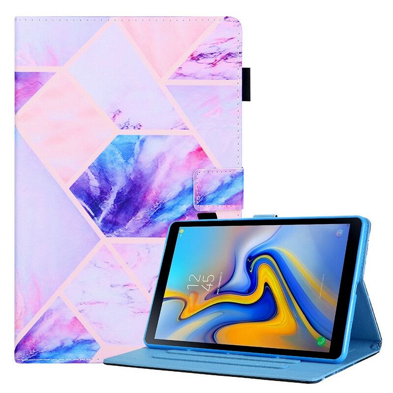 Etui Folio Samsung Galaxy Tab A7 Lite Marmurowa Geometria Projektu Etui Ochronne
