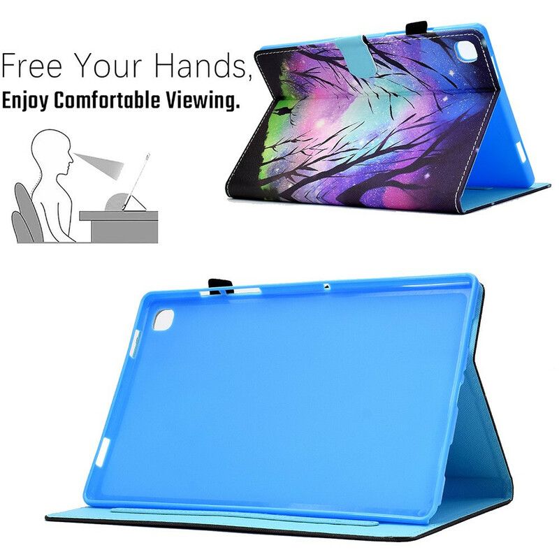 Etui Folio Samsung Galaxy Tab A7 Lite Nocny Las